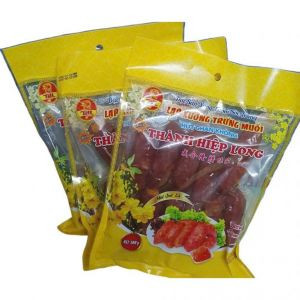 Lạp xưởng trứng muối hút chân không hiệu Thành Hiệp Long