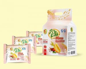 Bánh pía mộc sa Gạo ST25